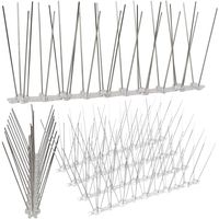 10x METALOWE KOLCE NA PTAKI GOŁĘBIE GĘSTE PRZECIW PTAKOM KUNOM NIERDZEWNE