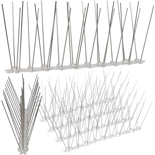 10x METALOWE KOLCE NA PTAKI GOŁĘBIE GĘSTE PRZECIW PTAKOM KUNOM NIERDZEWNE zdjęcie 1