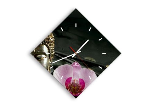 Zegar Ścienny - Storczyk Bożek - 30X30 Cm - C3Ad30X30-0145 na Arena.pl
