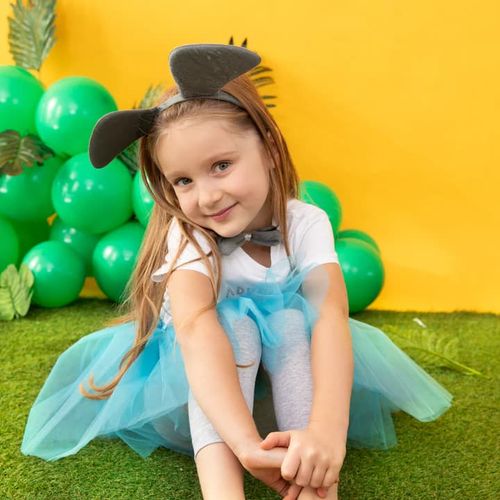 Spódniczka tiulowa jasna niebieska, 30 cm na Arena.pl