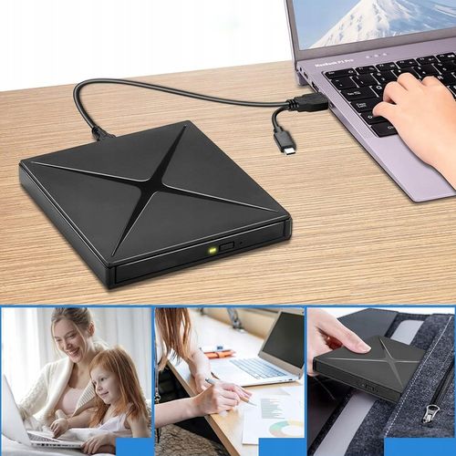 NAPĘD CD DVD +/-RW ZEWNĘTRZNY USB 3.0 NAGRYWARKA CD PRZENOŚNY ODTWARZACZ na Arena.pl