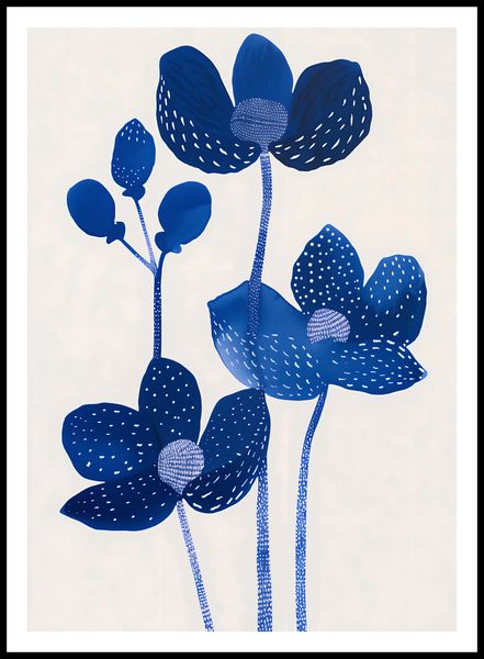 Plakat 64x90cm Nocne Kwiaty zdjęcie 3