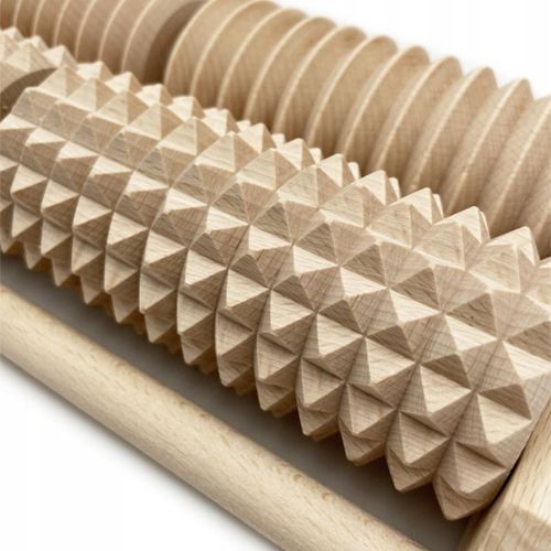 MASAŻER DO STÓP DREWNIANY ROLLER DWURZĘDOWY MASAŻ na Arena.pl