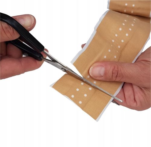 PLASTER Z OPATRUNKIEM 6CM x 5M DO CIĘCIA TKANINOWY na Arena.pl