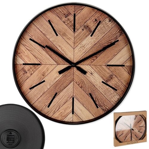 Zegar ścienny czarny 50 cm na Arena.pl