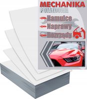 Ulotki A6 5000 szt reklamowe firmowe RÓŻNE WZORY MECHANIKA POJAZDOWA