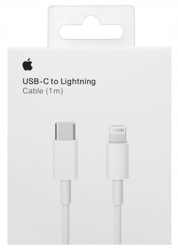 Kabel Przewód Apple Lightning do USB-C 1 metr Biały na Arena.pl