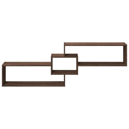 Półka ścienna, 158x18x53 cm, brązowy dąb na Arena.pl