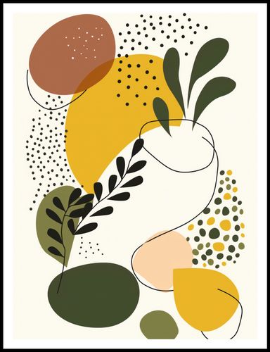 Plakat 75x100cm Botaniczne Impresje na Arena.pl