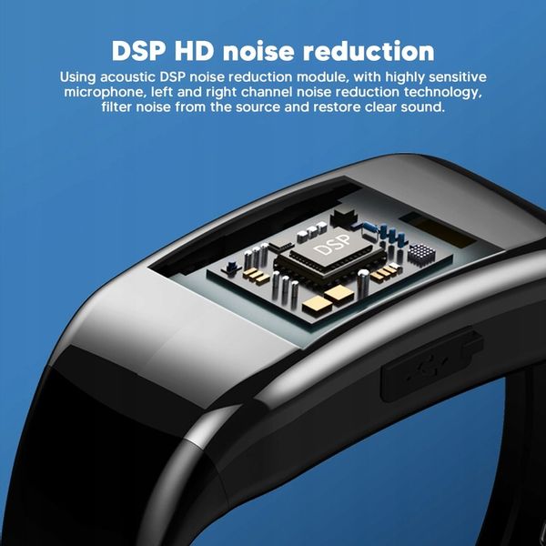 ZEGAREK Z FUNKCJĄ NAGRYWANIA REDUKCJĄ SZUMÓW 4G zdjęcie 11