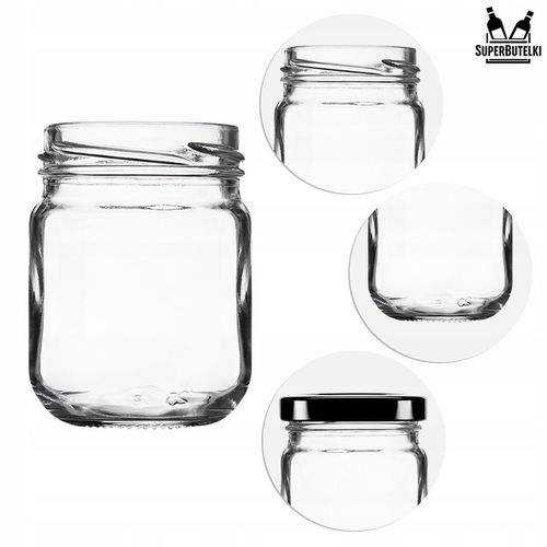 10x Słoik szklany 130 ml na MIÓD PRZETWORY DŻEM KONFITURY MUSY + na Arena.pl