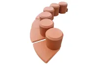 Palisada z najazdem 2,4 mb ceglasty