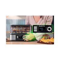 2X SUSZARKA DO GRZYBÓW OWOCÓW WARZYW DUŻA 15L TIMER TERMOOBIEG 500W + 6 SIT