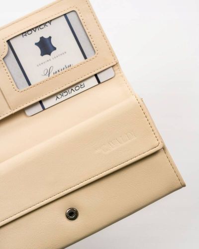 elegancki, duży portfel damski ze skóry ekologicznej - 4u cavaldi na Arena.pl