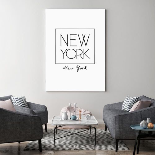 Deco Panel, Napis Nowy Jork 60x90 na Arena.pl