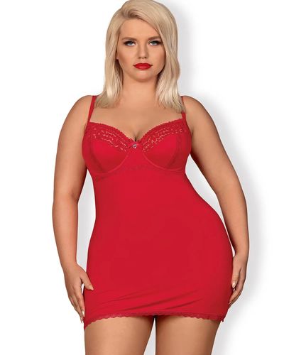 Jolierose koszulka i stringi czerwona - chica de la luna Obsessive S/M na Arena.pl