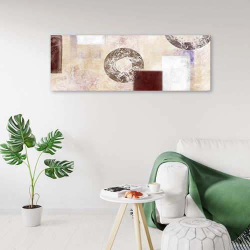 Obraz na płótnie, Abstrakcja Koło 90x30 na Arena.pl