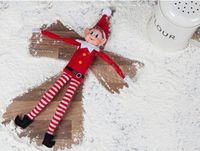 ELF PSOTNIK FIGURKA ELFA SKRZAT KRASNAL ŚWIĄTECZNY ADWENTOWY PSOCI