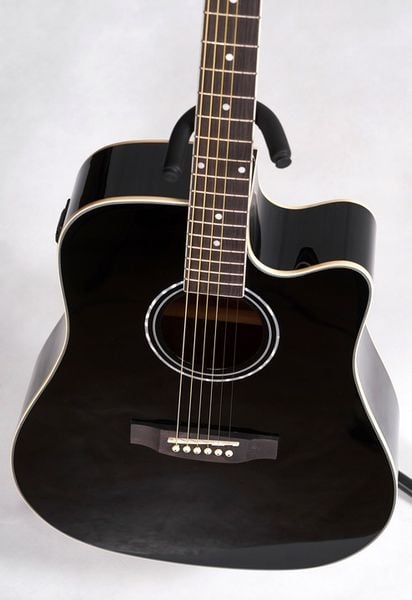 Gitara e-akustyczna Harley Benton D-120CE BK zdjęcie 13