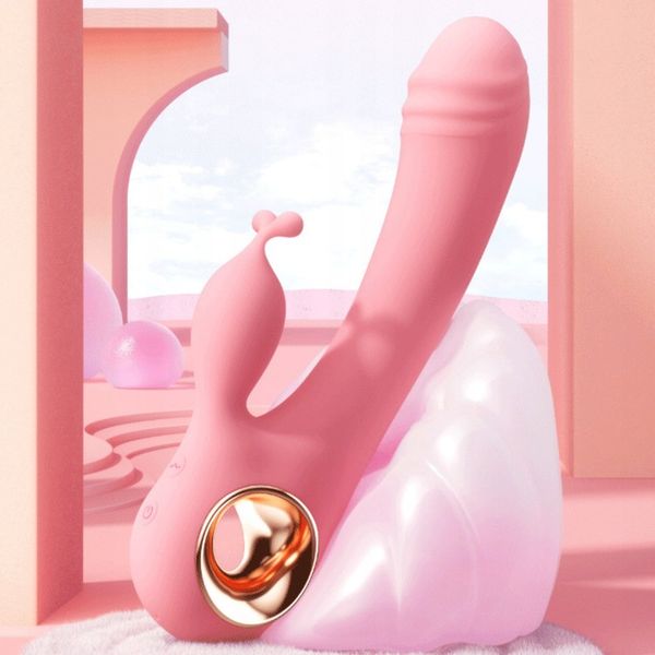 WIBRATOR KRÓLICZEK 2W1 PUNKTU G DAMSKI MOCNY DWA SILNIKI INTENSYWNY MASAŻER zdjęcie 9