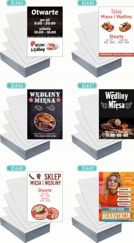 Ulotki A4 reklamowe firmowe 1000szt różne wzory BIURO PODRÓŻY na Arena.pl