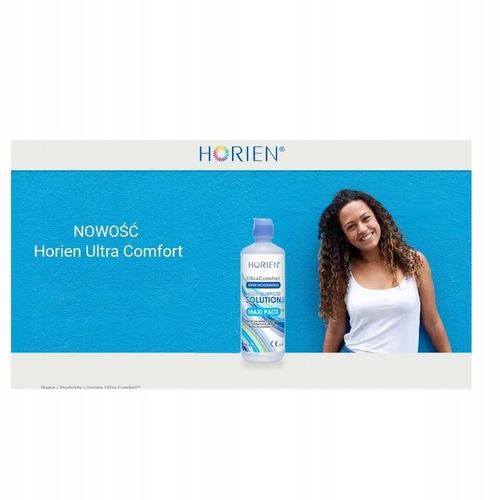 HORIEN Ultra Comfort 500ml płyn do soczewek na Arena.pl