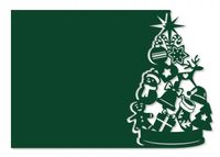 R12 Podkładka serwetka ażur dekoracja święta BOŻE NARODZENIE choinka 30x44