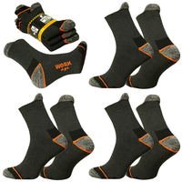 3x Antybakteryjne skarpety ROBOCZE WORK Ag+ systemem stabilizacji 39-42