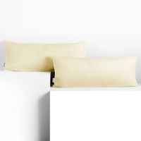 Poszewka dekoracyjna AMBER kremowy 40x120   jersey  x2