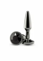 nsnovelties tapered plug small aluminiowy chromowany rozmiar s