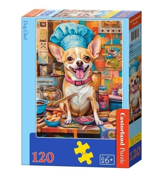 PUZZLE 120EL. DOG CHEF zdjęcie 1