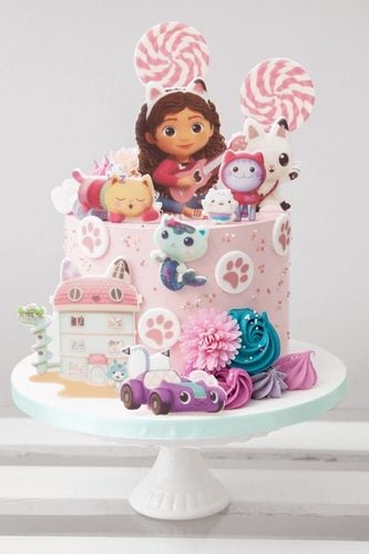 Wydruk Tort KOCI DOMEK GABI 17 El + GRATIS Tabliczka Napis Opłatek na Arena.pl