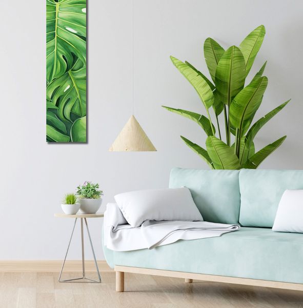 Obraz 20x100cm Tajemnice Liści zdjęcie 2