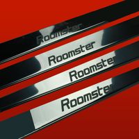 Listwa progowa SKODA ROOMSTER Stal nierdzewna 304 połysk 4szt