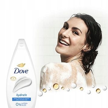 DOVE Essential Care Hydrate Żel pod prysznic 3 x 720ml zdjęcie 6
