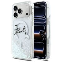etui karl lagerfeld liquid glitter karl  script logo magsafe do