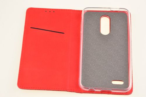 Etui Smart Brokat do LG K9 / K8 2018 czerwony na Arena.pl