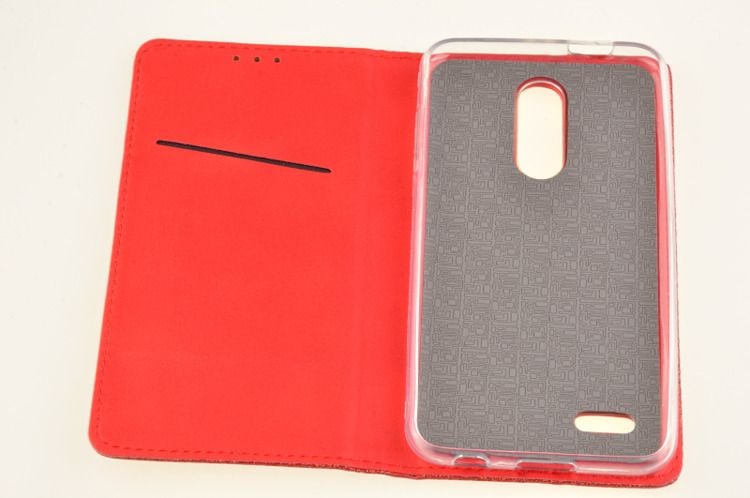 Etui Smart Brokat do LG K9 / K8 2018 czerwony zdjęcie 4