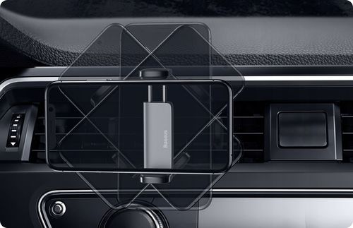 BASEUS UCHWYT NA TELEFON DO SAMOCHODU AUTA ZACISKOWY DO KRATKI NAWIEWU na Arena.pl