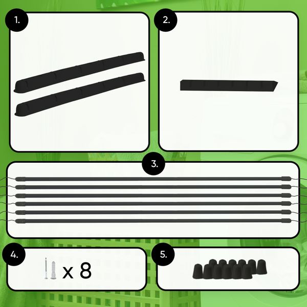 Suszarka Na Pranie Ubrania Sufitowa 6 Prętów 170cm zdjęcie 5