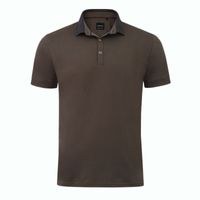 Męska koszulka polo Odo brązowa Rozmiar - 6XL