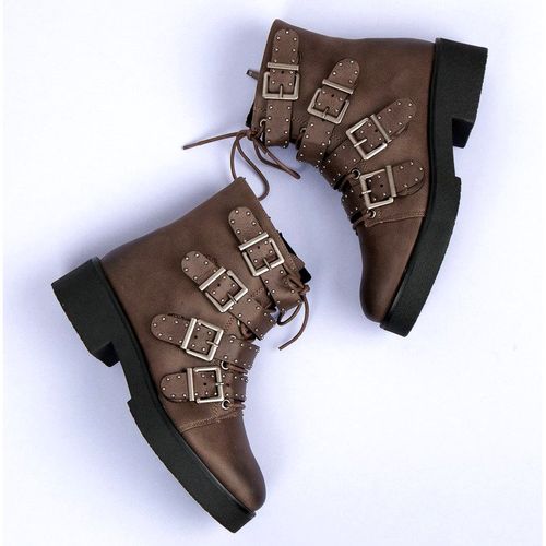 Brązowe botki workery r.39 na Arena.pl