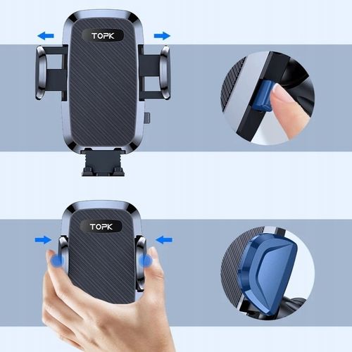 Uniwersalny TOPK uchwyt do samochodu na telefon obracany obrotowy o 360° na Arena.pl