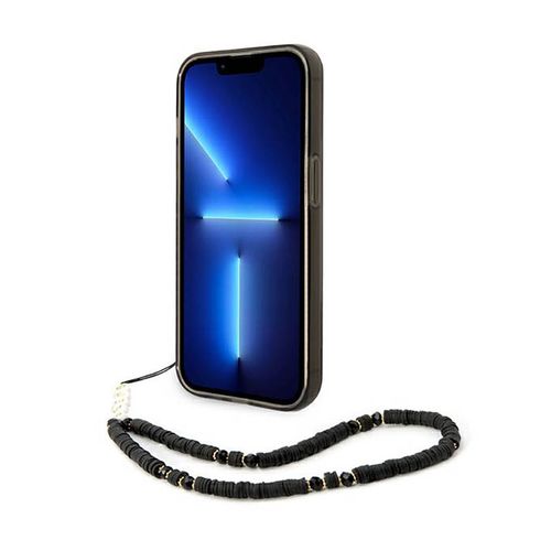 Guess Translucent Pearl Strap - Etui iPhone 14 Pro Max (czarny) na Arena.pl