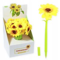DŁUGOPIS SUNFLOWER NIEBIESKI (16SZT) PRACA ZBIOROWA