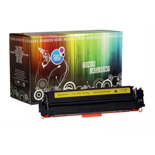 Kompatybilny toner CF412A (410A) Żółty zdjęcie 1