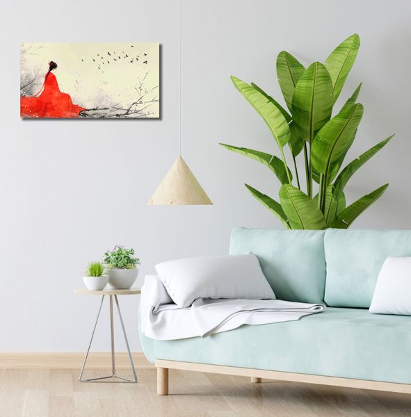 Obraz 60x30cm Diva Na Gałęzi zdjęcie 2