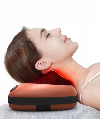 QIKtech Poduszka masująca masażer Shiatsu M02 (brązowa) na Arena.pl