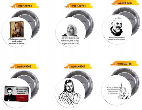 Przypinki buttony RELIGIJNE na Arena.pl