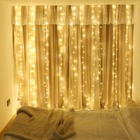 kurtyna świetlna LED 3x3m lampki NA BATERIE